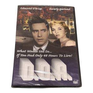 D.O.A. 1950 DVD Film Noir Black & White Region Free New Sealed Edmund O'Brien
